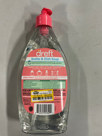 Dreft Bottle & Dish Soap Cleaner - 18 fl oz - Broken Top (see pictures)