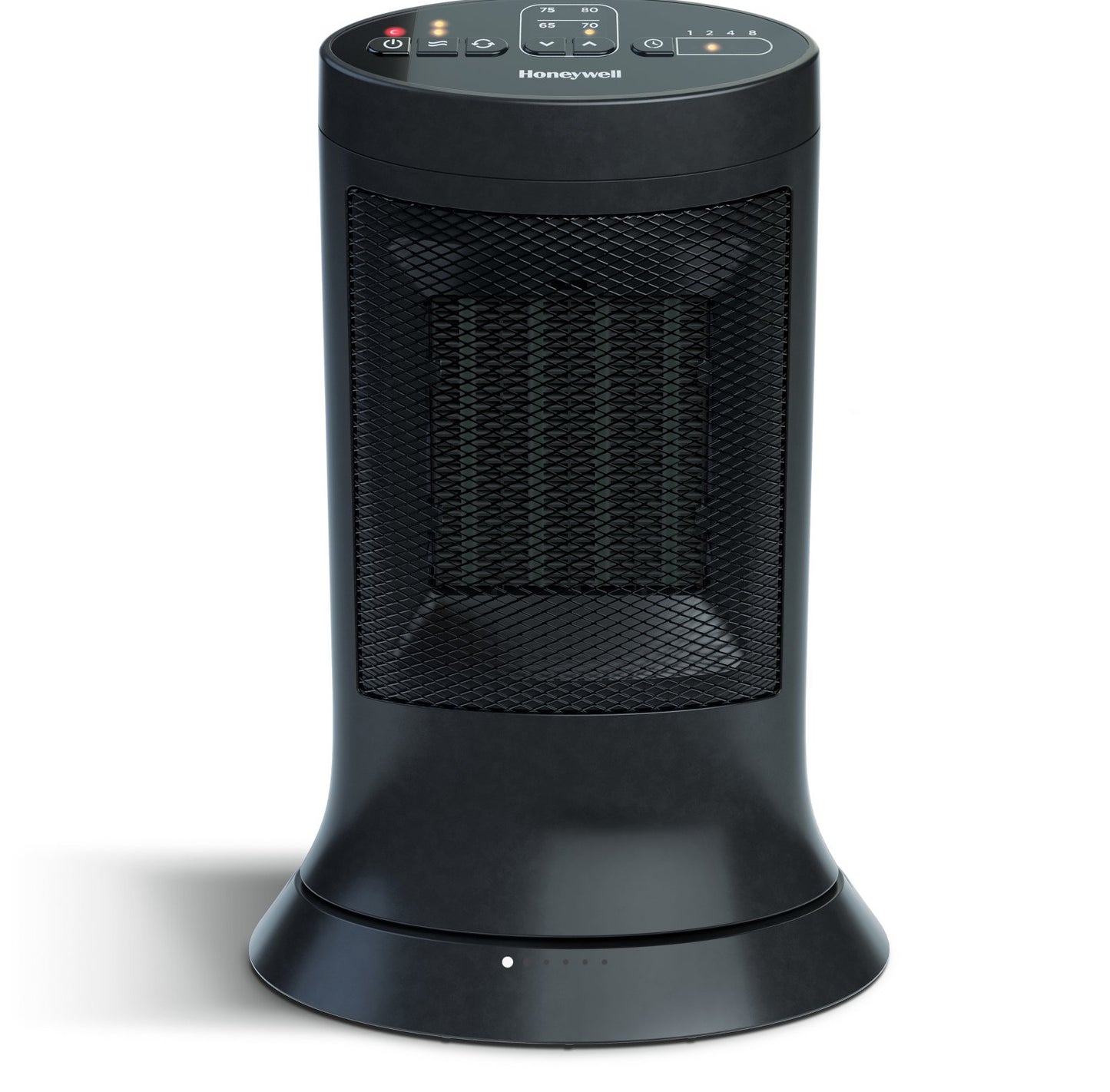Digital ceramic compact tower heater black