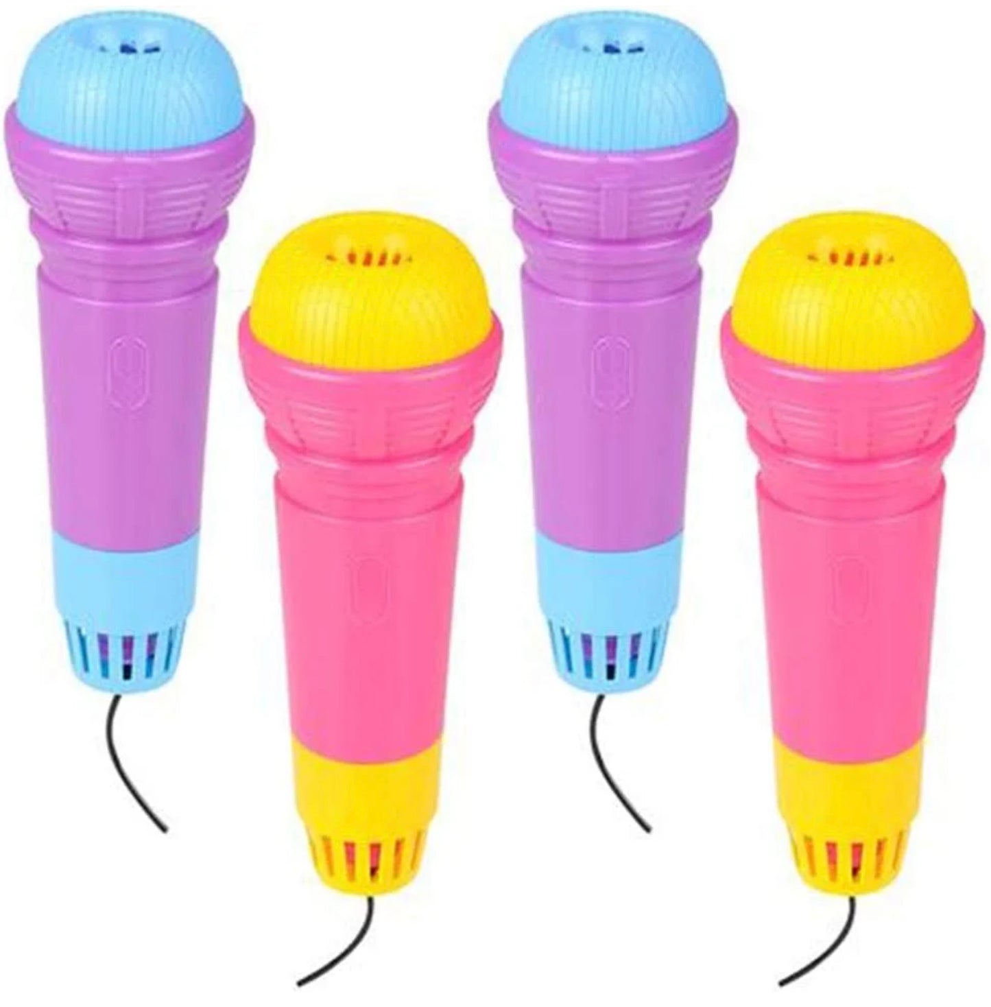 Large Echo Microphones for Kids, Set of 4
