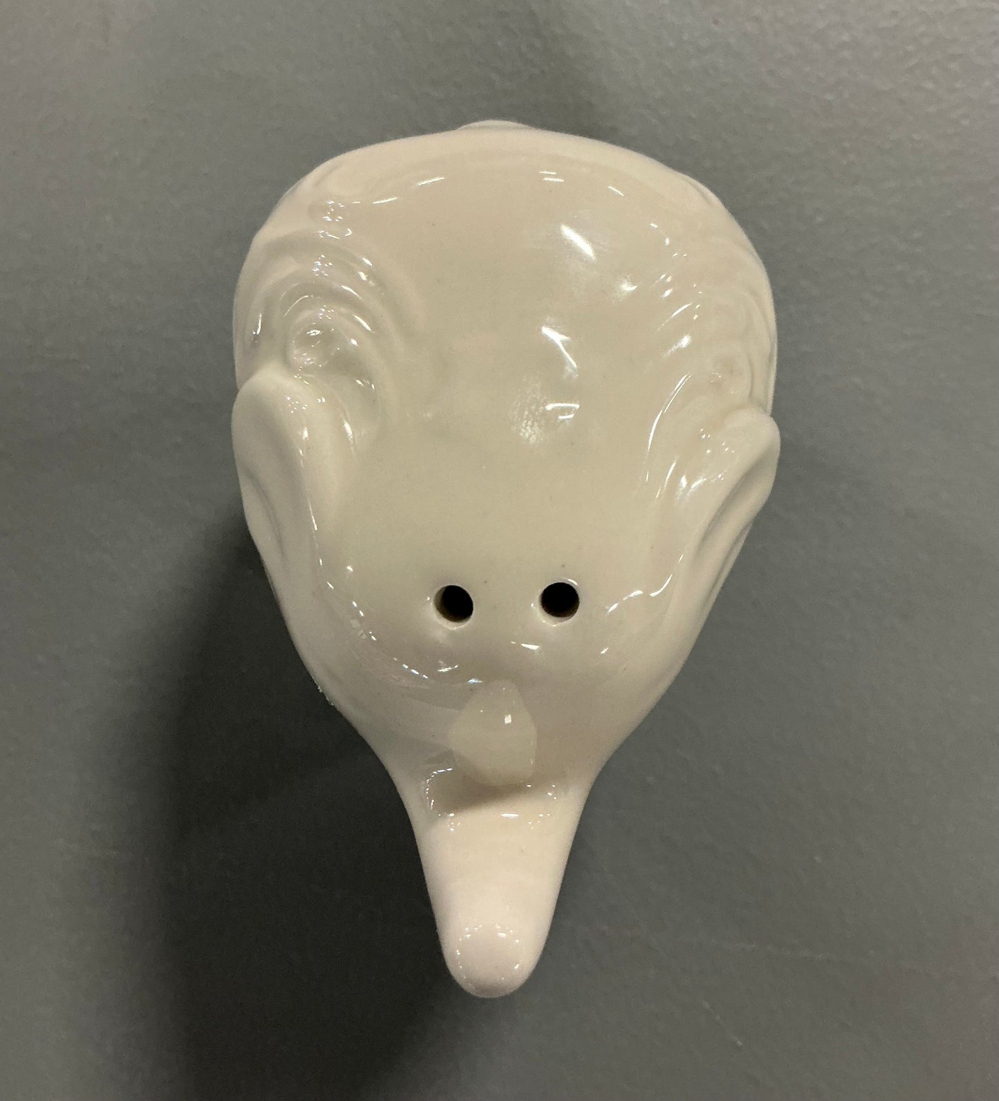 Ceramic Elephant Salt/Pepper Shaker - White - Out of Box - AS IS