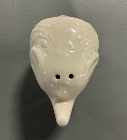 Ceramic Elephant Salt/Pepper Shaker - White - Out of Box - AS IS