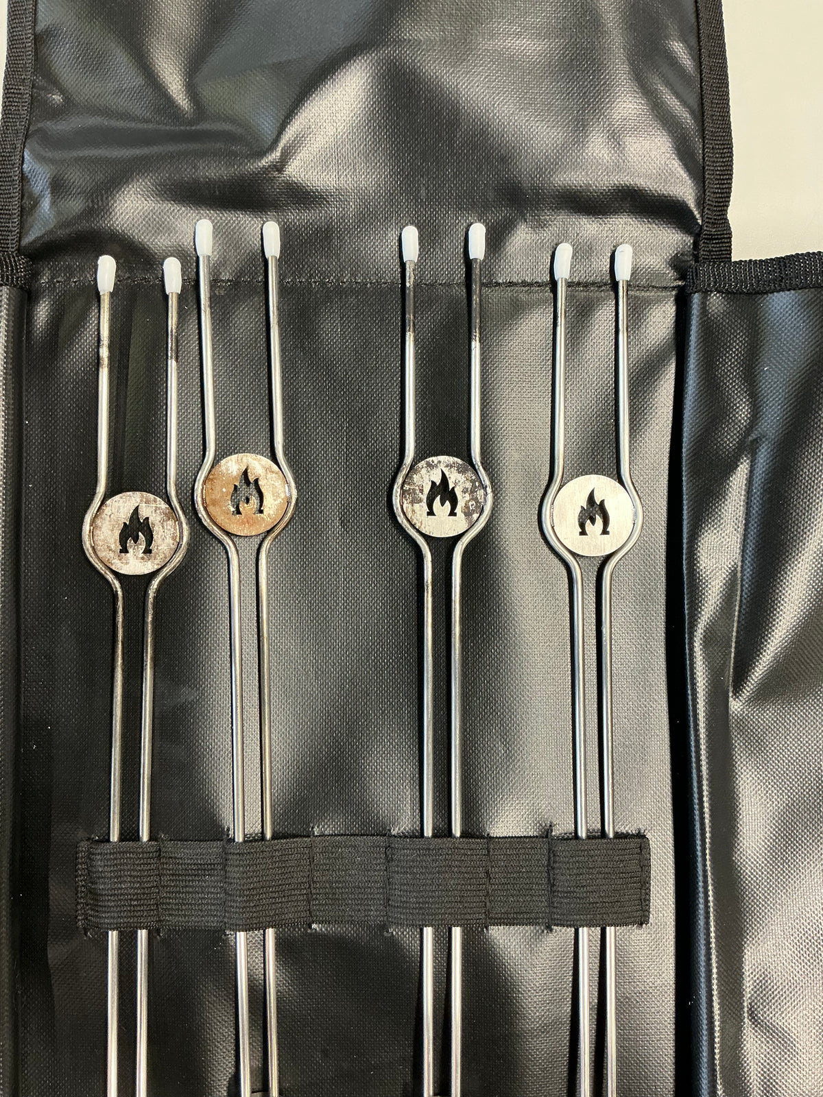 THRIFTY 70 - Solo Stove 10 pc Mesa XL Tabletop Firepit Tool Kit Stainless Steel Finish - Open Box - USED (See Pictures)- FINAL SALE- NO RETURNS - AS IS