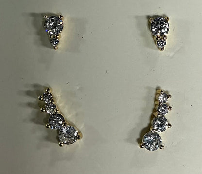 Gold Dainty Fashion Jewelry - Damaged Packaging (see pictures)