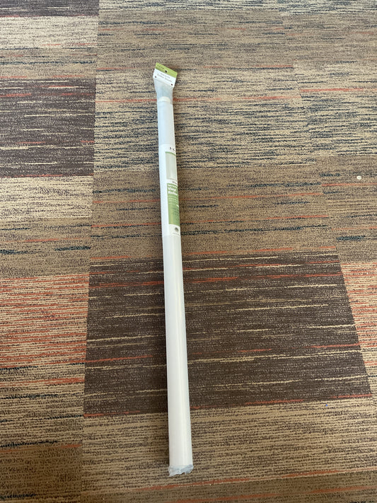 37.25"x72" Lumi Home Furnishings Blackout Tear-to-Fit Vinyl Roller Window Shade White: Indoor Wall Mount Blinds