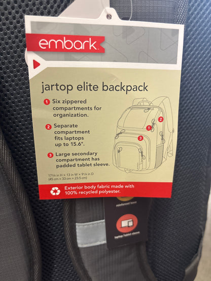 (CLEARANCE) Jartop Elite Backpack 17.5” - Gray