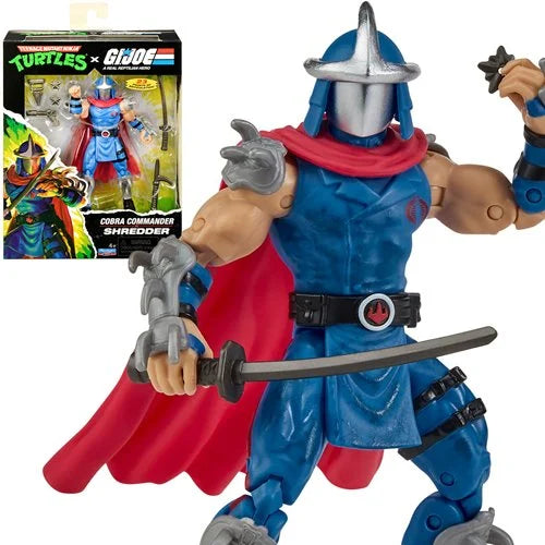 TMNT x G.I. JOE: Cobra Commander x Shredder Action Figure with Accessories
