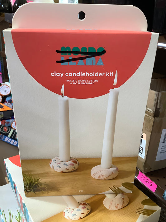 Clay Candleholder Craft Kit