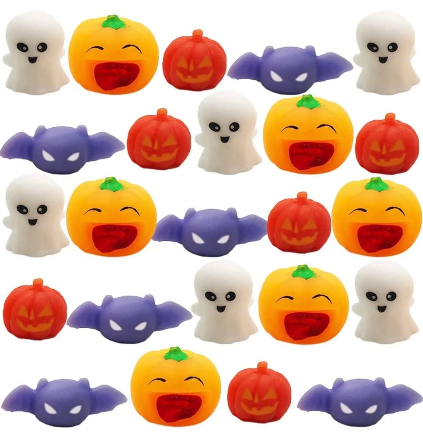 Super Squishy Halloween Toys, Set of 24