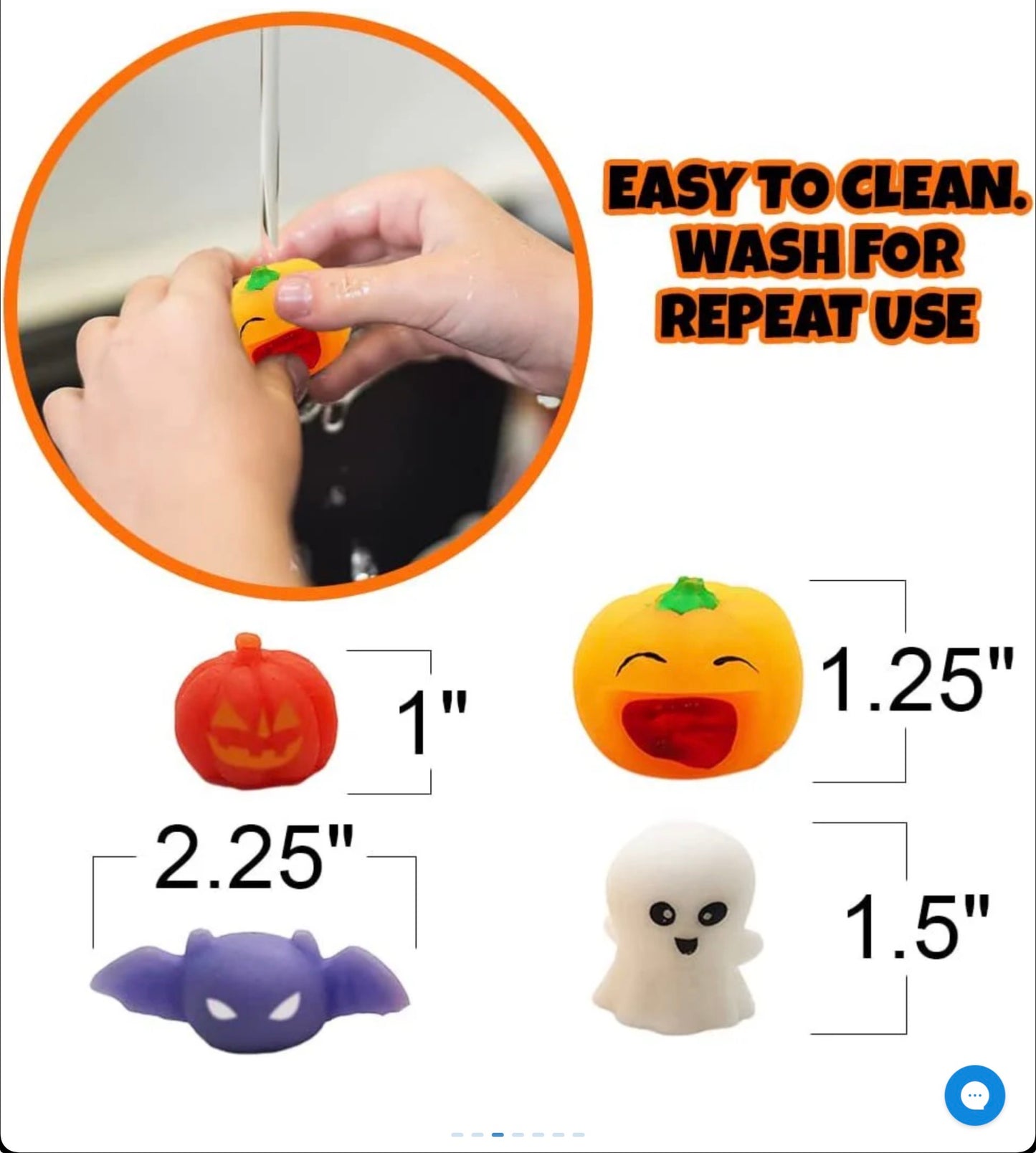 Super Squishy Halloween Toys, Set of 24