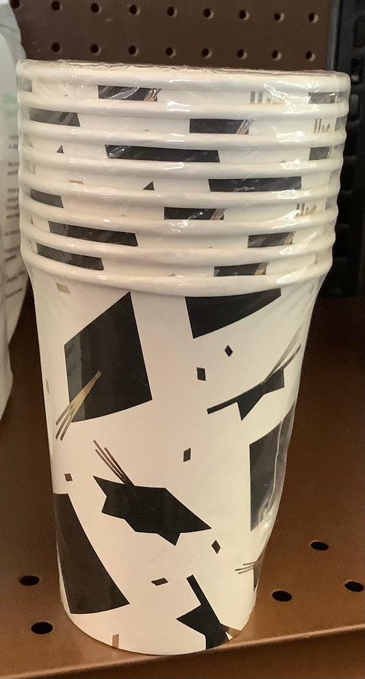 Bonjour Fête Graduation Cap
Cups (8 ct)