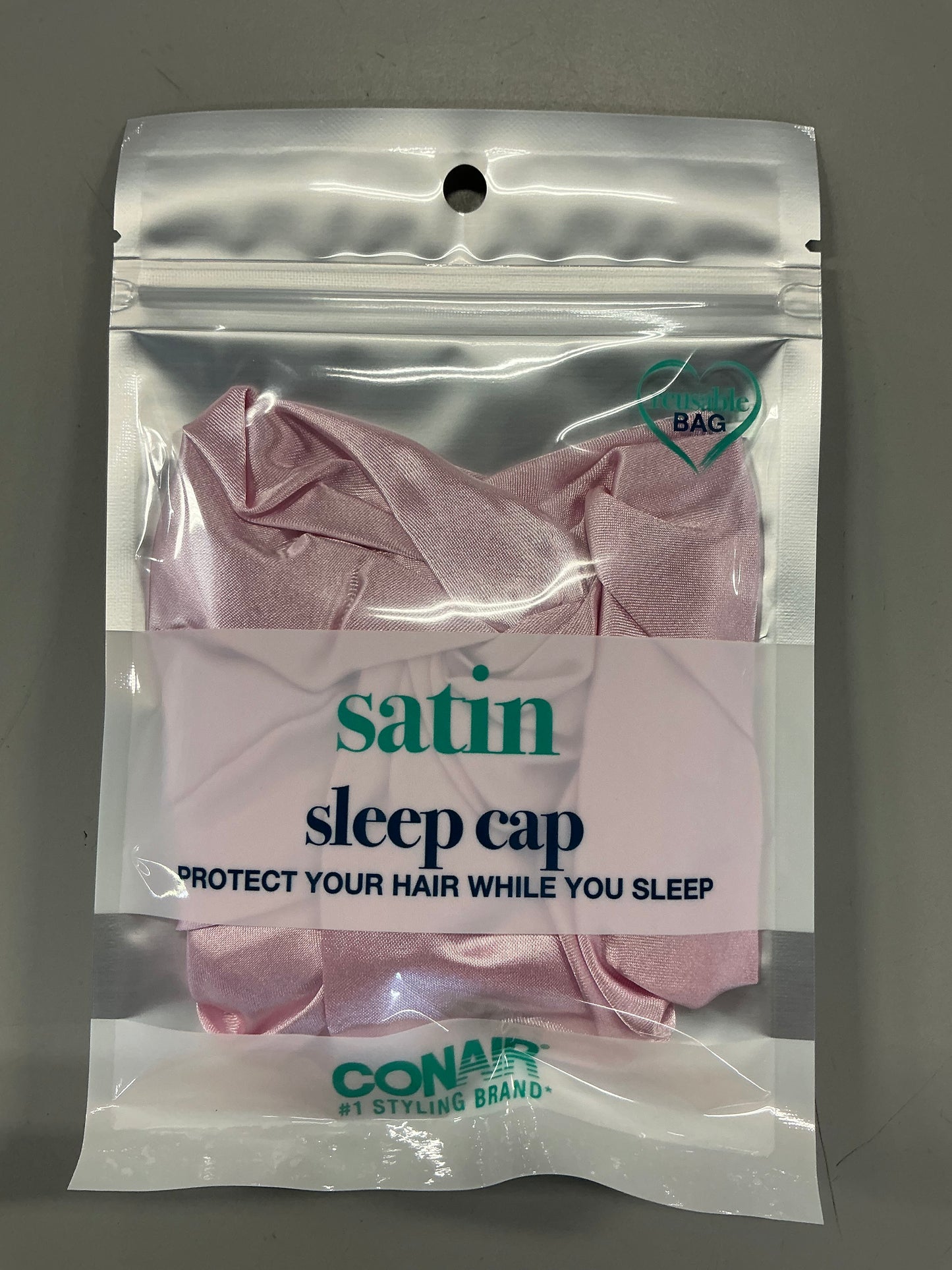 CONAIR Satin Sleep Cap - Pink