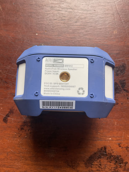 Altec Lansing Portable Bluetooth Speaker - Blue/White