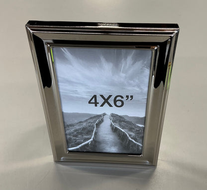 Chrome Picture Frame 4X6”