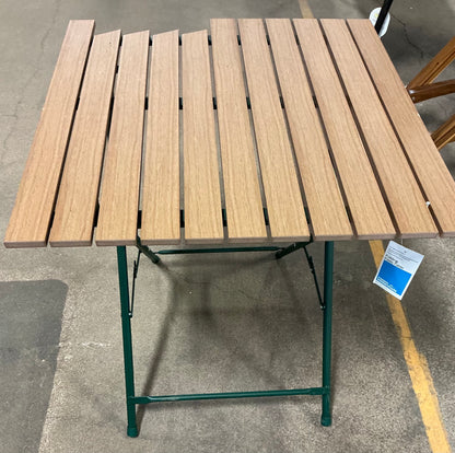 THRIFTY 70 - Square Casual Traditional Patio End Table Green - Open Box - DAMAGED(See Pictures)- FINAL SALE- NO RETURNS - AS IS - FOR PICKUP ONLY