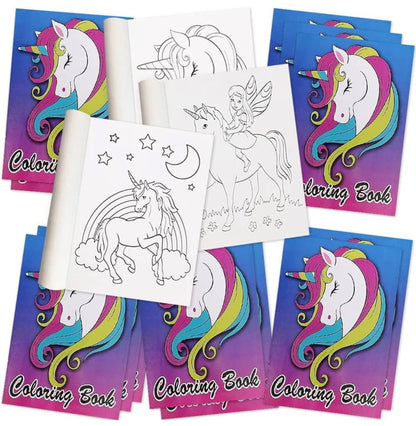 Mini Coloring Books - Set of 12 party favors