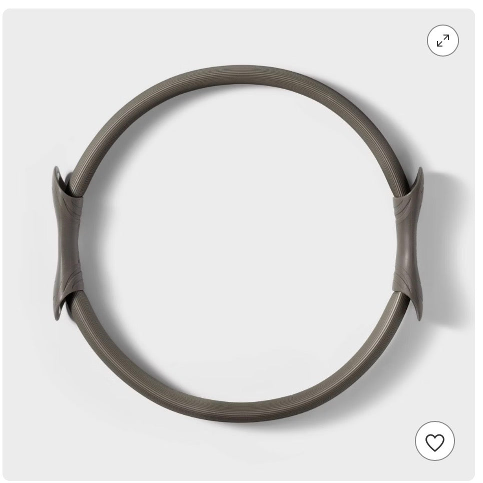 Pilates Ring Yoga Wheel - Grey - Damaged Packaging (see pictures)