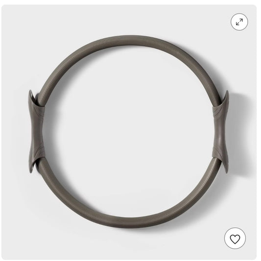 Pilates Ring Yoga Wheel - Grey - Damaged Packaging (see pictures)