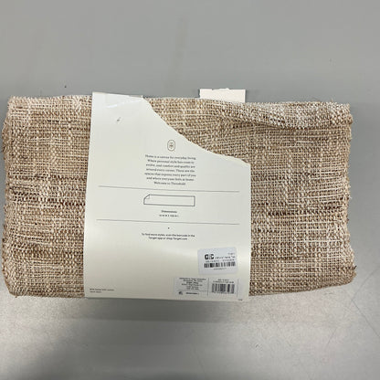 14x108" Textured Ramine Hemp Table Runner Natural - Threshold™