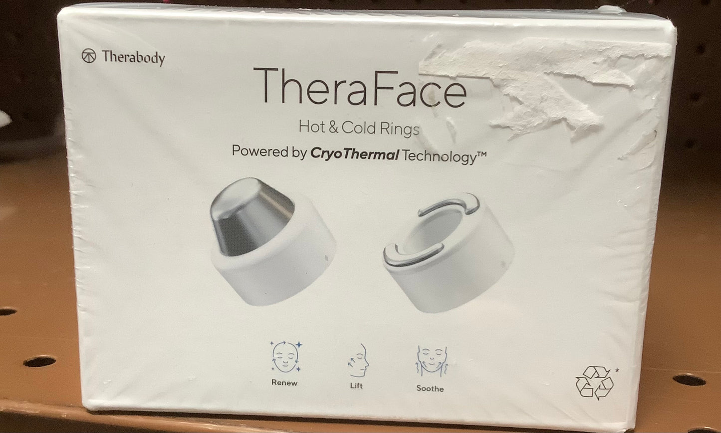 Therabody TheraFace Hot & Cold Rings - White