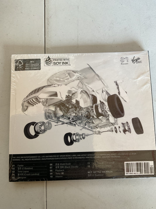 CLEARANCE- FINAL SALE- NCT 127 - The 4th Album '2 Baddies' - Music & Performance - CD (Jaehyun ver.)