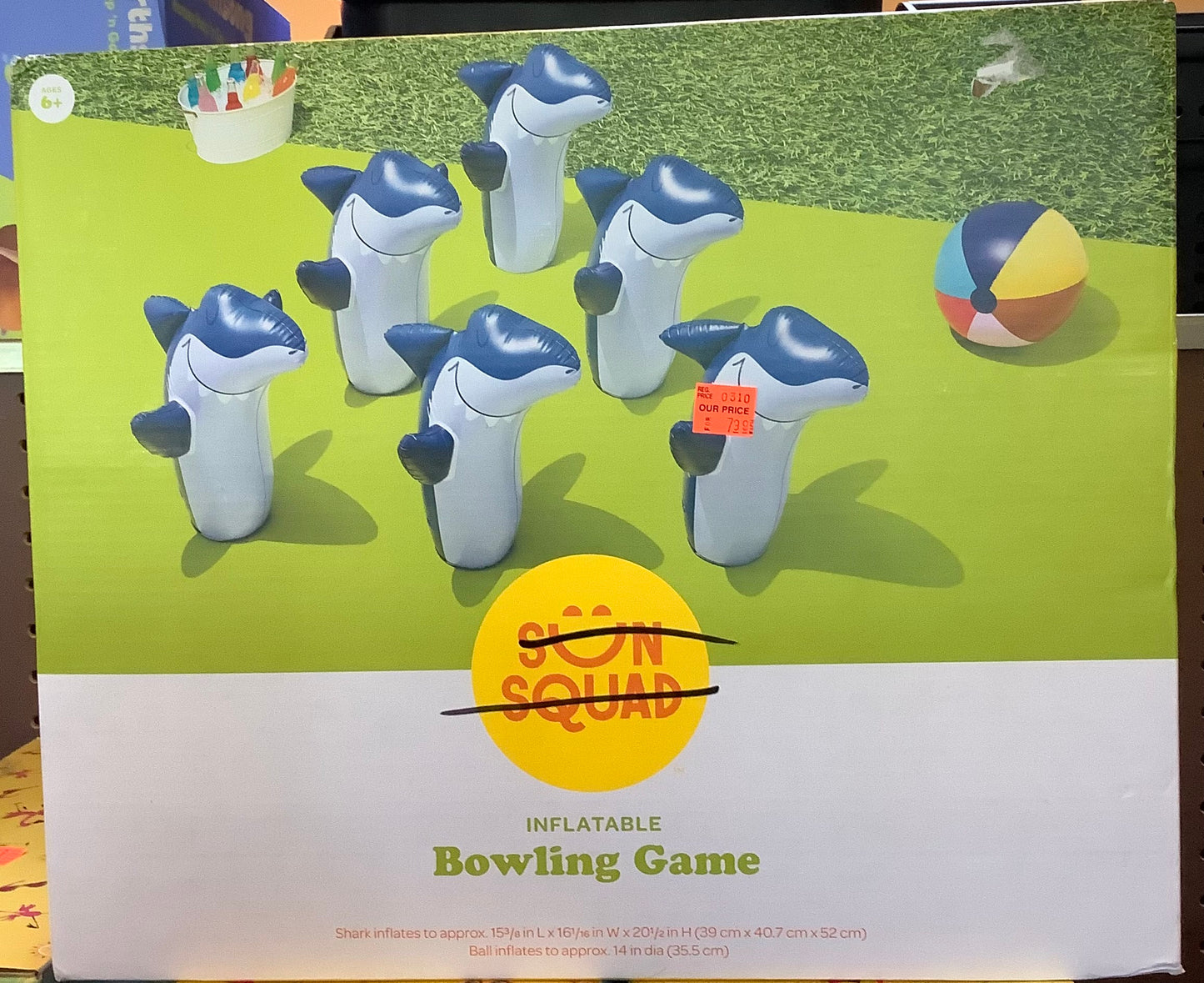 (Clearance) FINAL SALE Inflatable Bowling Game