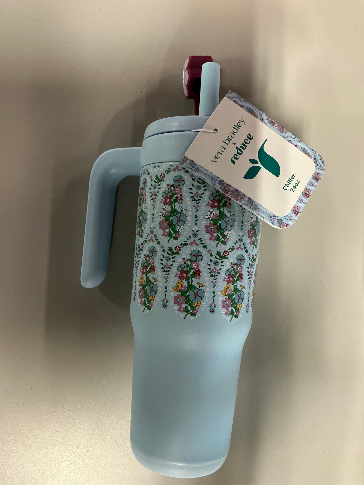 Vera Bradley x Reduce - 24oz Insulated Stainless Steel Straw Tumbler
