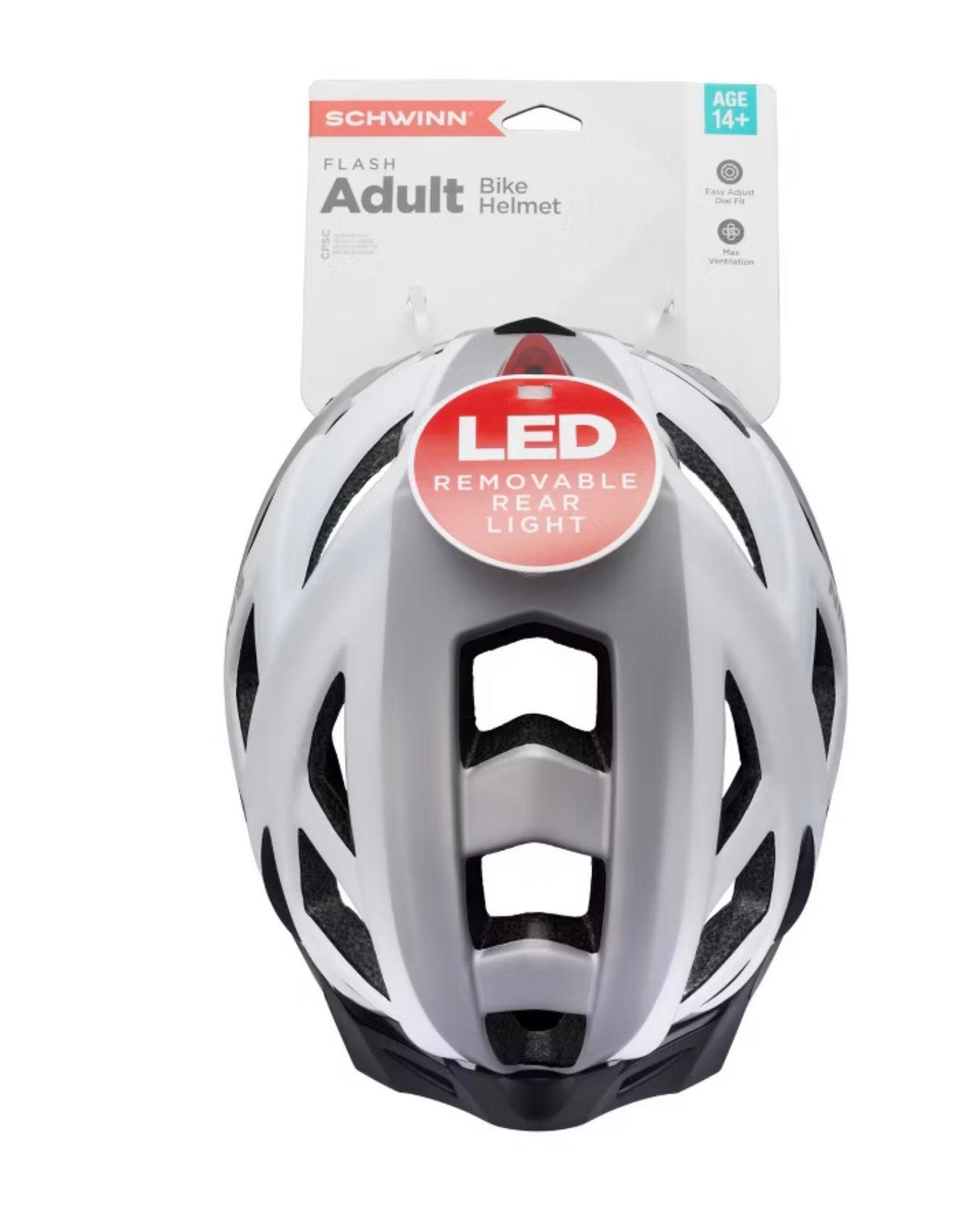 Schwinn Flash Bike Helmet - Gray/White - No Packaging