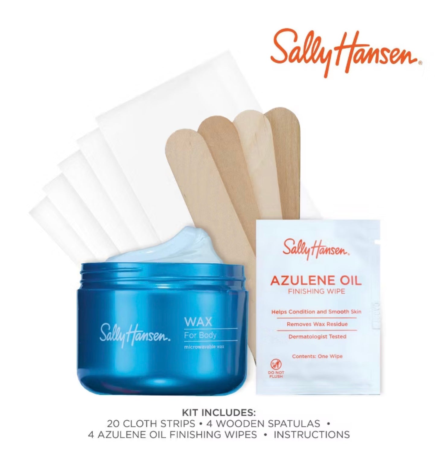 Sally Hansen Microwavable Wax for Body Kit - 6oz: Bikini Line, Contains Vitamin E, Vegan, All Hair Types