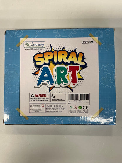 Spiral Drawing Art Set - 7 Piece Kit - Includes 6-in-1 Color Pen, Drawing Templates and Sketching Pad