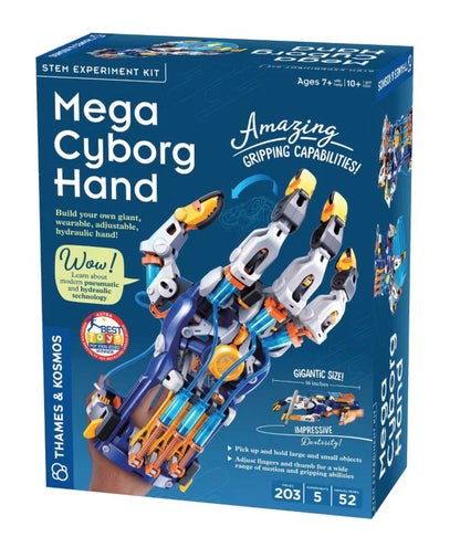 Thames & Kosmos Mega Cyborg Hand STEM Experiment Kit: Science Project For Grades 3-8