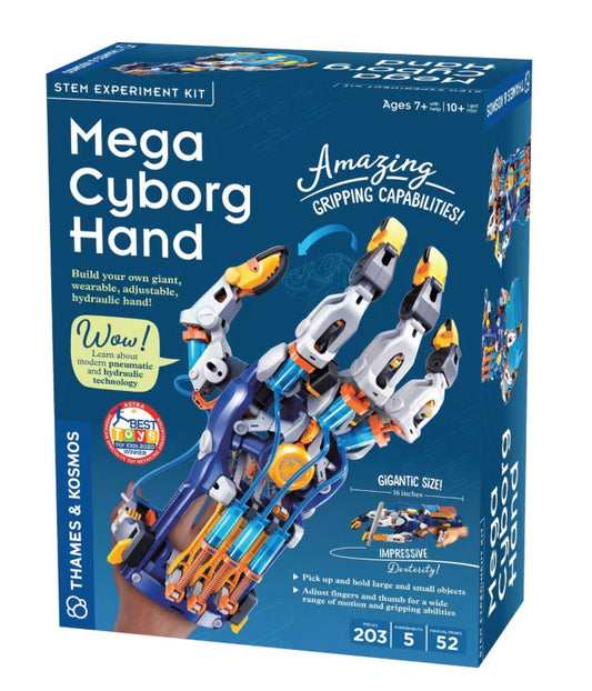 Thames & Kosmos Mega Cyborg Hand STEM Experiment Kit: Science Project For Grades 3-8