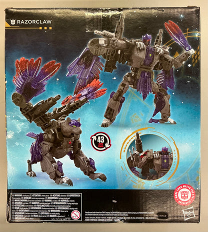 Transformers Age of the Primes Leader Class Razorclaw Action Figure