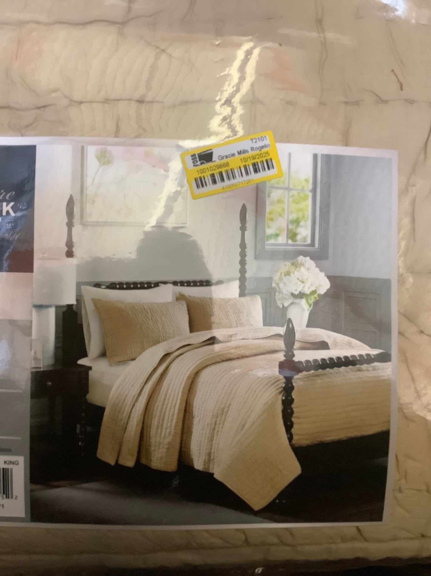 King Size-Madison Park Signature Serene 3-Piece
Cotton Quilt Set with Shams