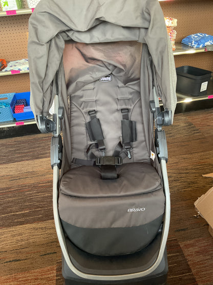 Bravo Quick-Fold Stroller - Black/Grey