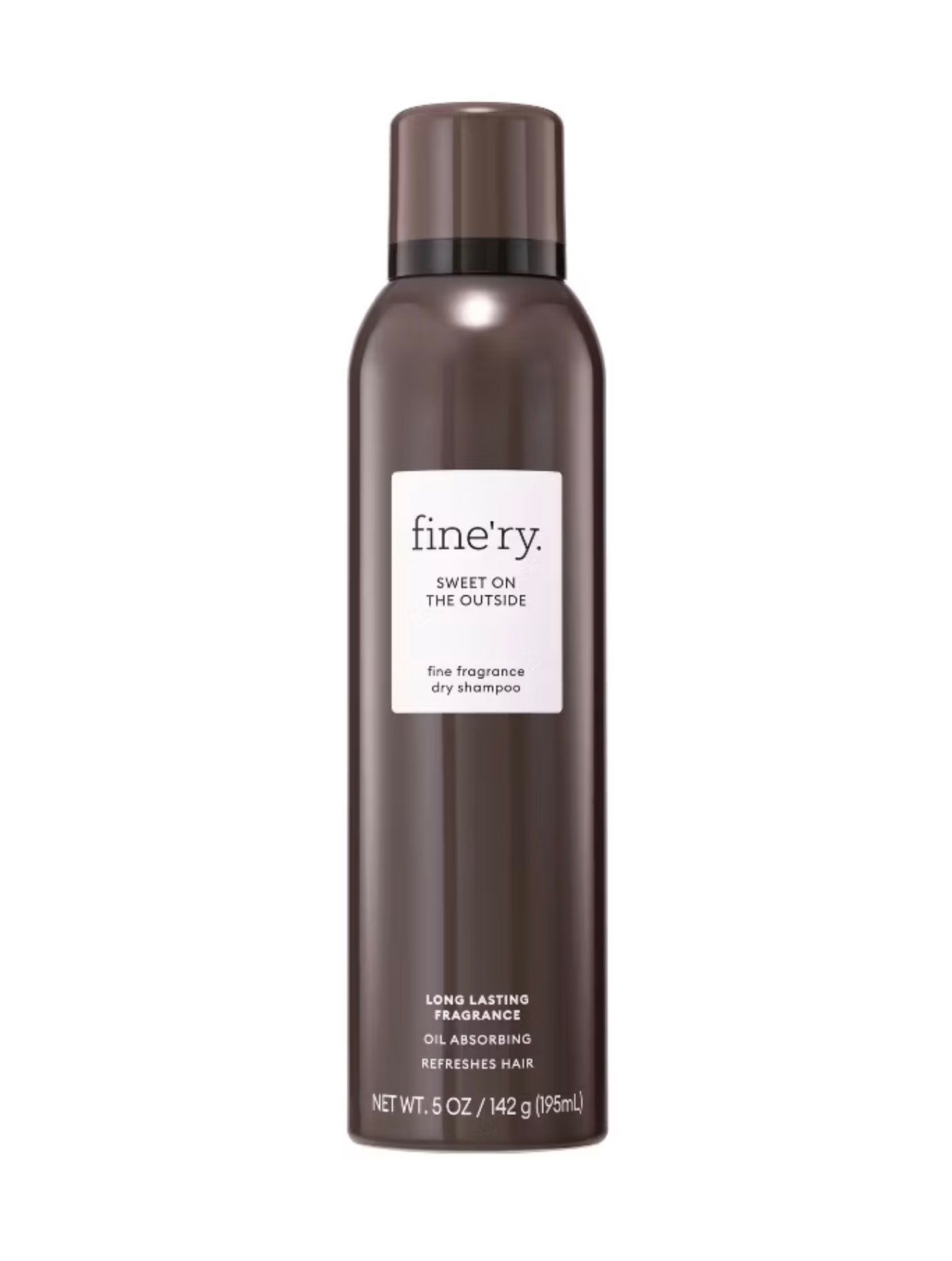 fine'ry. Sweet on the Outside Dry Shampoo Spray - 5oz: Aerosol Oil Control for All Hair Types