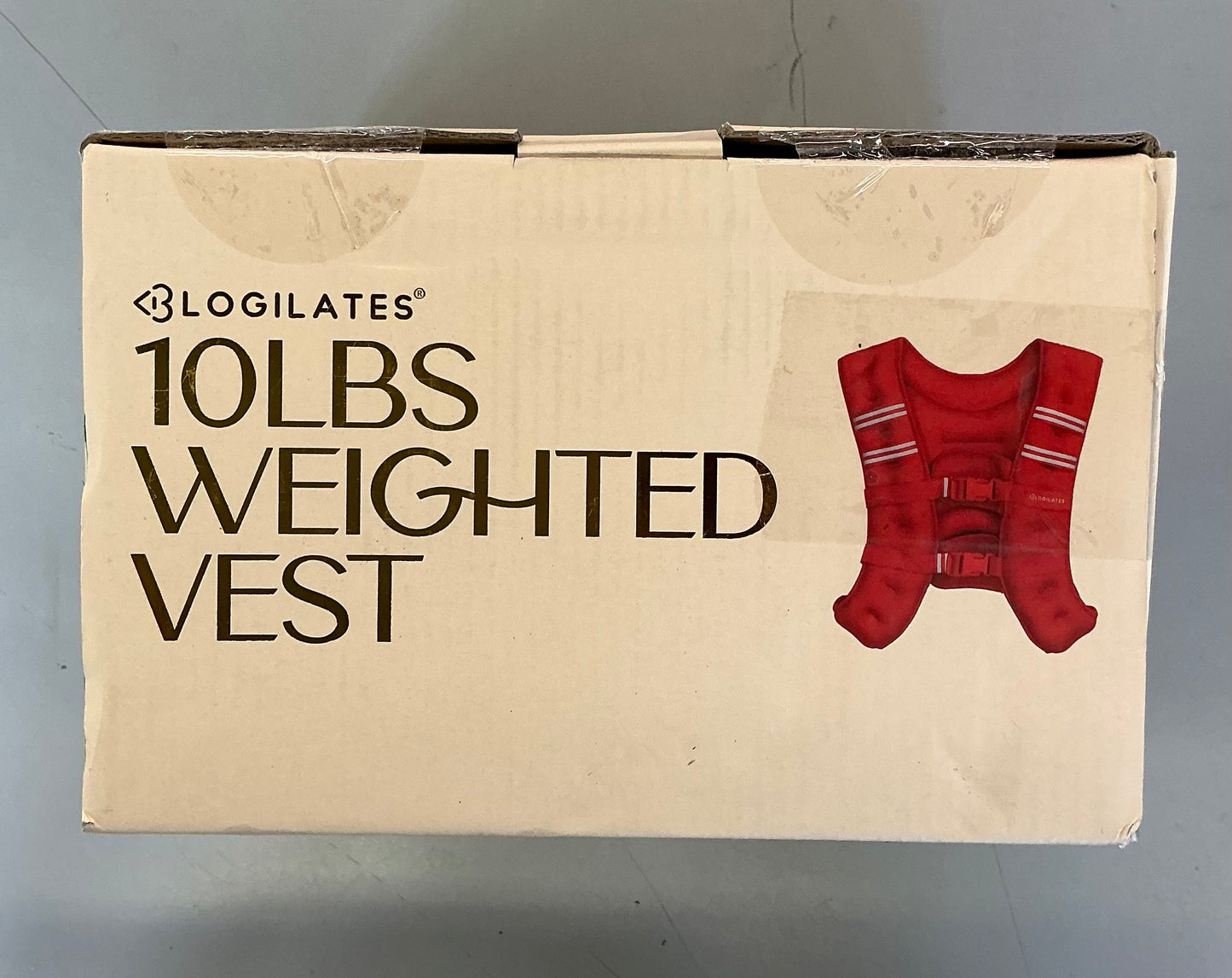 Blogilates 10 Pound Weighted Vest - Red - Open Box