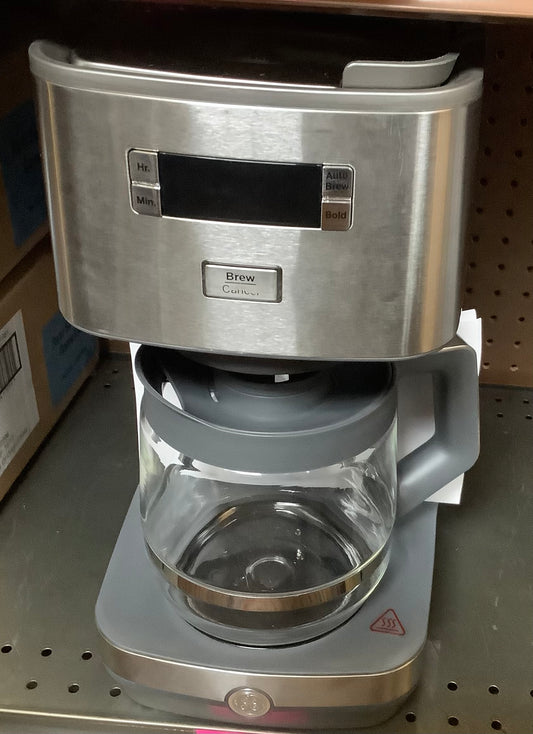 THRIFTY 70-GE Appliances 12 Cup Drip Coffee Maker with Adjustable Keep Warm Plate
