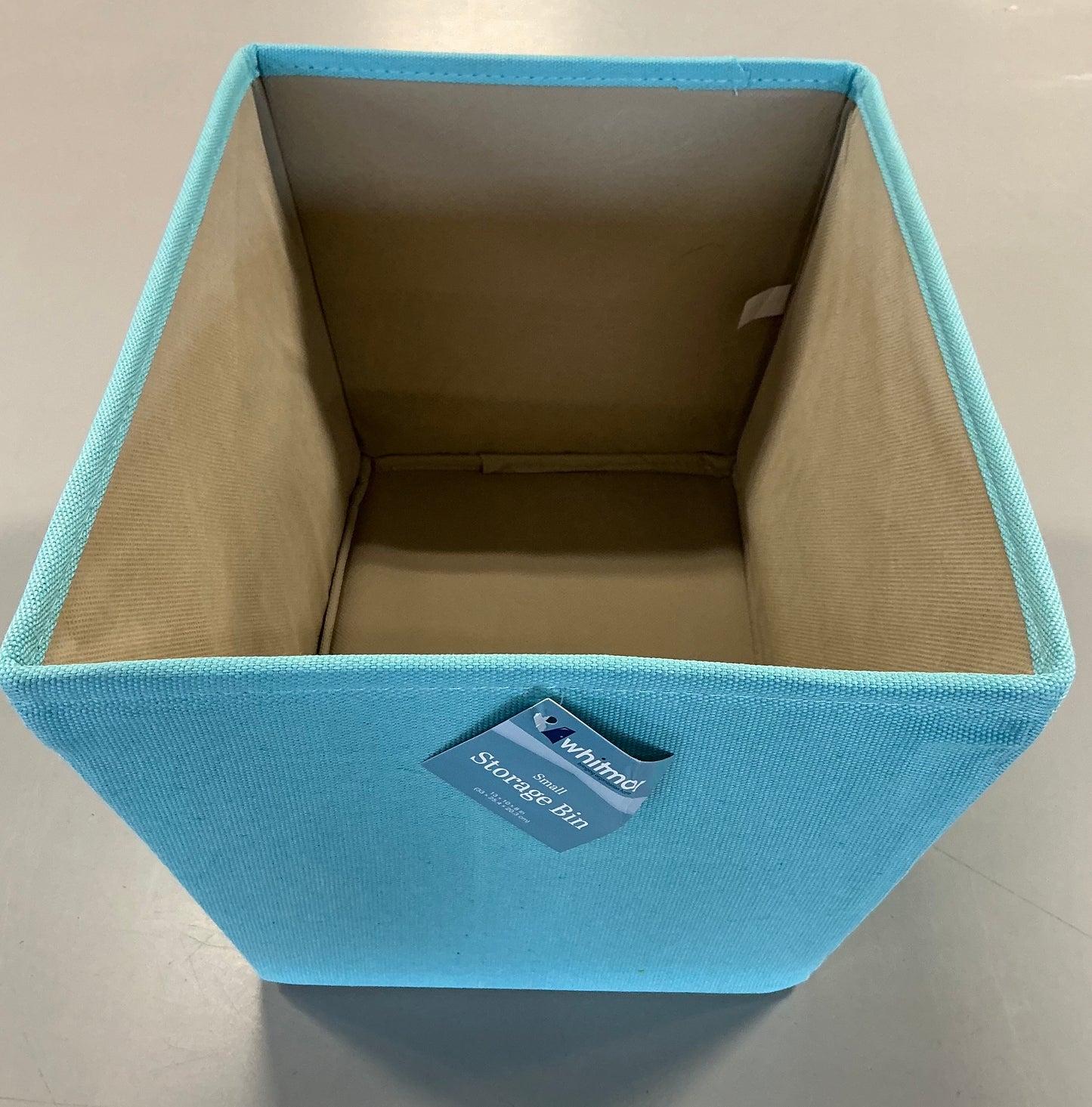 Whitmor - Small Storage Canvas Bin Tote