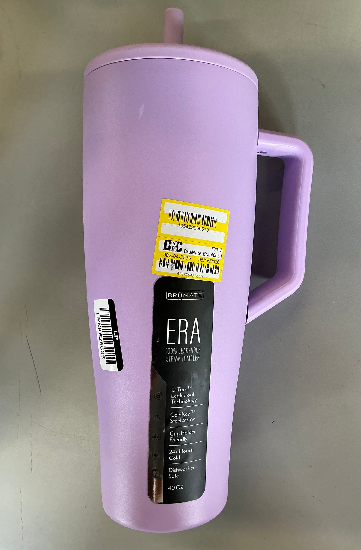 BruMate 40 fl oz Stainless Steel Era Straw Tumbler - Minor Cosmetic Damage (see pictures)