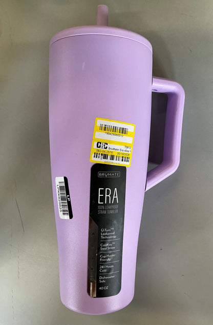 BruMate 40 fl oz Stainless Steel Era Straw Tumbler - Minor Cosmetic Damage (see pictures)