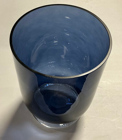 Small Glass Vase - Blue - FOR PICKUP ONLY