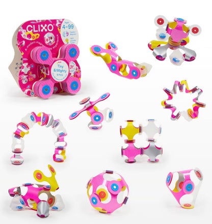 Clixo Tiny & Mighty Magnetic Building Set - Sparkle