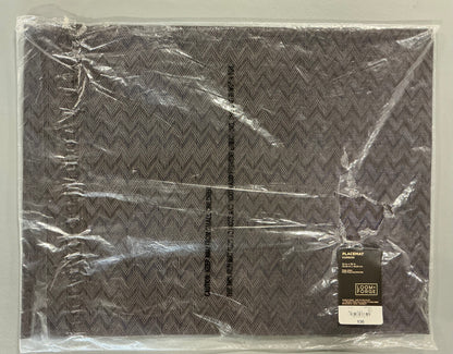 Loom + Forge Chevron Vinyl 4-pc. Placemat (14”X19”)