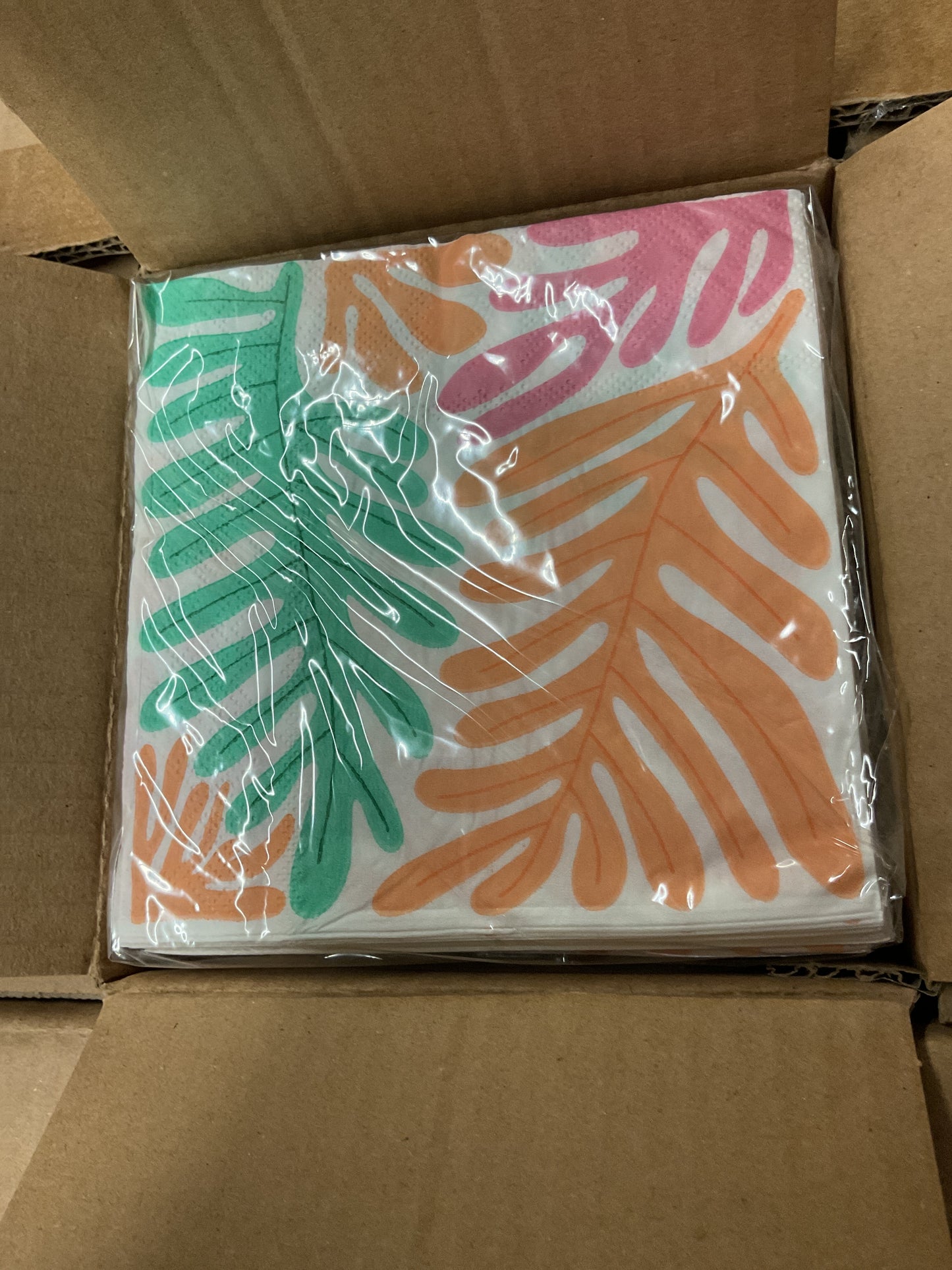 CASE PACK - NAPKINS - CORAL - 1,536 Count