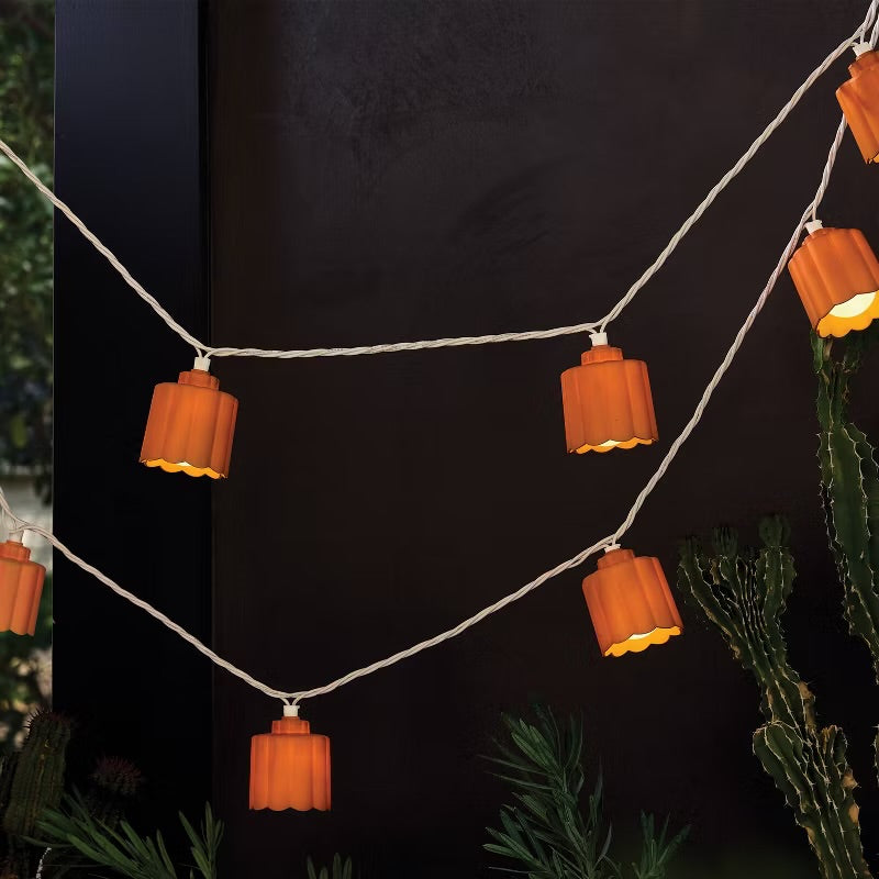 Terracotta String LED Lights - Threshold™ - Damaged Packaging