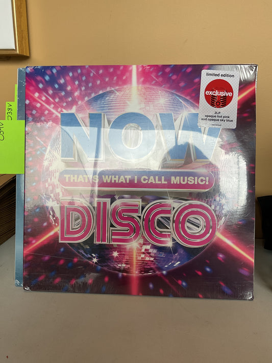 (CLEARANCE) Various Artists - Now That’s What I Call Disco Opaque Hot Pink and Opaque Sky Blue (Vinyl)