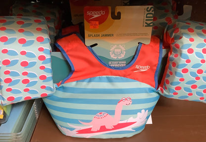 (Clearance)FINAL SALE Kids Dino Splash Jammer One Size-33-55LBS