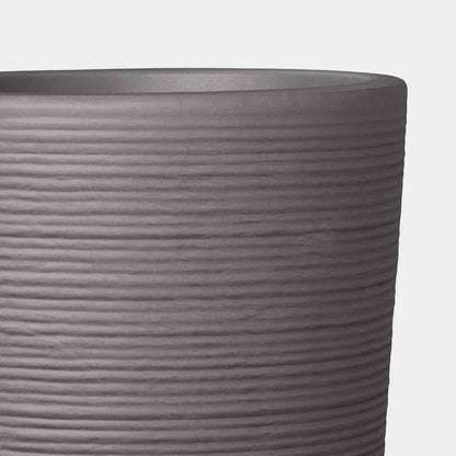 Fluted Outdoor Planter - Gray - 8" - Threshold™ - Minor Shipping Damage (see pictures)