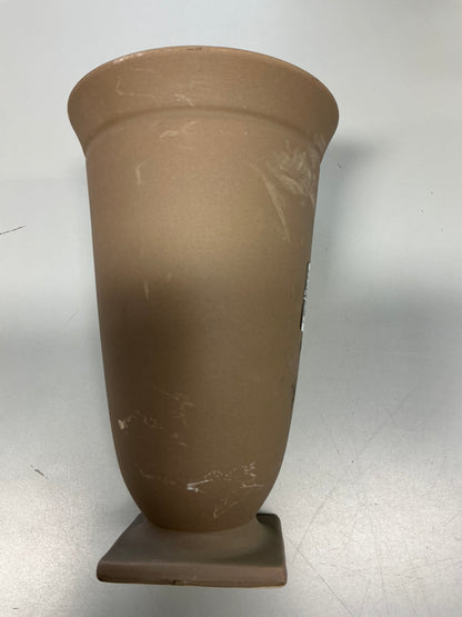 Raw Ceramic Pedestal Vase - Threshold™ designed with Studio McGee - Minor Cosmetic Damage from Shipping (see pictures) -FOR PICKUP ONLY