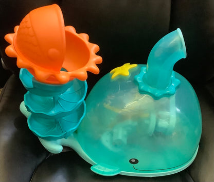 B. toys - Musical Ball Popper - Poppity Whale Pop: Fine Motor Skills Toy with Music & Lights